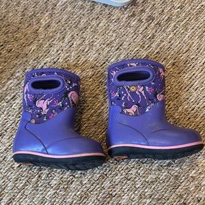 Bogs Kids Purple Unicorn Boots